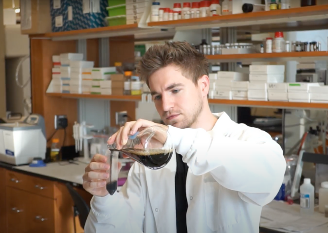 Image of Connor Balfany, Co-Founder and CSO with test tube