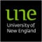 Logo for University of New England (UNE)