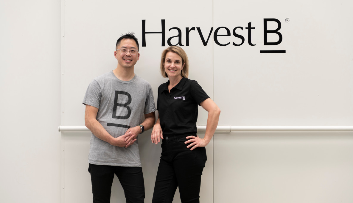 Harvest B's CCO & Co-founder, Alfred Lo, and CEO & Co-founder, Kristi Riordan