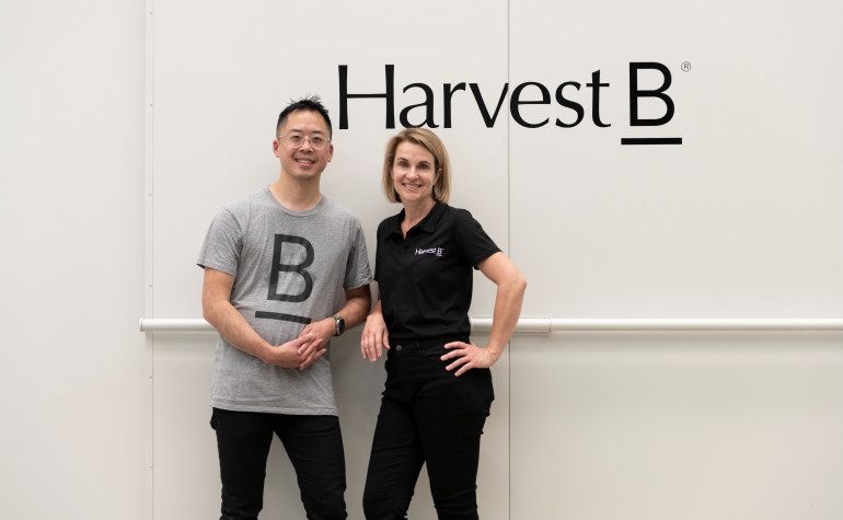 Harvest B's CCO & Co-founder, Alfred Lo, and CEO & Co-founder, Kristi Riordan