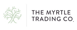 Logo for The Myrtle Trading Co: design and build novel lemon myrtle harvester